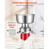 image:imageVEVOR Electric Milk Cream Separator 60LH Output 10500RPM Milk Cream Centrifugal Separator 304 Stainless Steel Goat Cow Milk Skimmer Separating Machine with 45L Bowl Capacity 40W 100240VSquare Base
