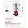 image:imageVEVOR Electric Milk Cream Separator 60LH Output 10500RPM Milk Cream Centrifugal Separator 304 Stainless Steel Goat Cow Milk Skimmer Separating Machine with 45L Bowl Capacity 40W 100240VRound Base