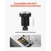 image:imageVEVOR Garbage Disposal Air Switch Kit 25 Sink Top Air Switch for Food Waste Disposal Polished Stainless Steel ONOFF Air Push Button for Waste Disposer  Suitable for Stainless Steel Countertops