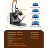 image:imageVEVOR Hat Heat Press Machine with 4pcs Interchangeable Platens Precise Temperature and Time Control Hat Press for HTV Iron On and Sublimation Projects for Caps Headbands Cuffs Face Masks GreenBlack