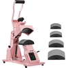 image:imageVEVOR Hat Heat Press Machine with 4pcs Interchangeable Platens Precise Temperature and Time Control Hat Press for HTV Iron On and Sublimation Projects for Caps Headbands Cuffs Face Masks GreenPink