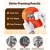 image:imageVEVOR Hat Heat Press Machine with 4pcs Interchangeable Platens Precise Temperature and Time Control Hat Press for HTV Iron On and Sublimation Projects for Caps Headbands Cuffs Face Masks GreenBlack
