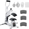 image:imageVEVOR Hat Heat Press Machine with 4pcs Interchangeable Platens Precise Temperature and Time Control Hat Press for HTV Iron On and Sublimation Projects for Caps Headbands Cuffs Face Masks GreenWhite