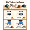 image:imageVEVOR Hat Heat Press Machine with 4pcs Interchangeable Platens Precise Temperature and Time Control Hat Press for HTV Iron On and Sublimation Projects for Caps Headbands Cuffs Face Masks GreenBlack