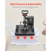 image:imageVEVOR Heat Press Machine 12x10in Clamshell Sublimation Transfer Printer12x10