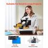 image:imageVEVOR Heat Press Machine 12x10in Clamshell Sublimation Transfer Printer12x10