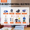image:imageVEVOR Heat Press Machine 12x10in Clamshell Sublimation Transfer Printer5in115x15Blue