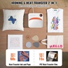image:imageVEVOR Heat Press Machine 12x10in Clamshell Sublimation Transfer Printer9x9 Orange