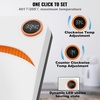 image:imageVEVOR Heat Press Machine 12x10in Clamshell Sublimation Transfer Printer9x9 Orange
