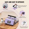 image:imageVEVOR Heat Press Machine 12x10in Clamshell Sublimation Transfer PrinterPurple30oz