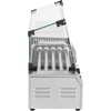 image:imageVEVOR Hot Dog Roller 12 Hot Dog 5 Rollers Stainless Steel Sausage Grill Cooker 750W Commercial Hot Dog Machine with Dual Temp Control Cover Side Storage Box Removable Shelf amp Oil Drip Tray5 RollersCover