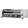 image:imageVEVOR Hot Dog Roller 12 Hot Dog 5 Rollers Stainless Steel Sausage Grill Cooker 750W Commercial Hot Dog Machine with Dual Temp Control Cover Side Storage Box Removable Shelf amp Oil Drip Tray5 Rollers