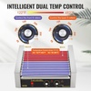 image:imageVEVOR Hot Dog Roller 7 Rollers 18 Hot Dogs Capacity 1050W Stainless Sausage Grill Cooker Machine with Dual Temp Control Glass Hood Acrylic Cover Bun Warmer Shelf Removable Oil Drip Tray ETL Certified11 Roller