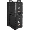 image:imageVEVOR Insulated Food Pan Carrier 81 Qt Hot Box for Catering Food Box Carrier with Double Buckles Front Loading Food Warmer with Handles Stackable End Loader with Wheels for Restaurant Canteen81QT2