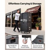 image:imageVEVOR Insulated Food Pan Carrier 81 Qt Hot Box for Catering Food Box Carrier with Double Buckles Front Loading Food Warmer with Handles Stackable End Loader with Wheels for Restaurant Canteen95Quart