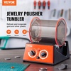 image:imageVEVOR Jewelry Polisher Tumbler 66lbs3kg Capacity Mini Rotary Tumbler Machine with 060 Minutes Timer 5 Speeds Jewelry Rotary Finisher for Surface Polishing Grinding Buffing Gemstones Jewels Coins3kg