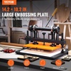 image:imageVEVOR Leather Cutting Machine 102 x 47 in Embossing Plate Manual Die Cutter 047 in Pressure Stroke Leather Embossing Machine Dual Guide Shafts Die Cut Machine for Various of Materials36x26 cm