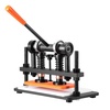image:imageVEVOR Leather Cutting Machine 102 x 47 in Embossing Plate Manual Die Cutter 047 in Pressure Stroke Leather Embossing Machine Dual Guide Shafts Die Cut Machine for Various of Materials26x12 cm