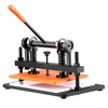 image:imageVEVOR Leather Cutting Machine 102 x 47 in Embossing Plate Manual Die Cutter 047 in Pressure Stroke Leather Embossing Machine Dual Guide Shafts Die Cut Machine for Various of Materials36x26 cm