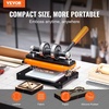 image:imageVEVOR Leather Cutting Machine 102 x 47 in Embossing Plate Manual Die Cutter 047 in Pressure Stroke Leather Embossing Machine Dual Guide Shafts Die Cut Machine for Various of Materials18x10 cm