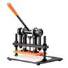 image:imageVEVOR Leather Cutting Machine 102 x 47 in Embossing Plate Manual Die Cutter 047 in Pressure Stroke Leather Embossing Machine Dual Guide Shafts Die Cut Machine for Various of Materials28x14 cm