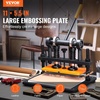 image:imageVEVOR Leather Cutting Machine 102 x 47 in Embossing Plate Manual Die Cutter 047 in Pressure Stroke Leather Embossing Machine Dual Guide Shafts Die Cut Machine for Various of Materials28x14 cm