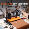 image:imageVEVOR Leather Cutting Machine 102 x 47 in Embossing Plate Manual Die Cutter 047 in Pressure Stroke Leather Embossing Machine Dual Guide Shafts Die Cut Machine for Various of Materials36x26 cm