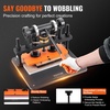 image:imageVEVOR Leather Cutting Machine 102 x 47 in Embossing Plate Manual Die Cutter 047 in Pressure Stroke Leather Embossing Machine Dual Guide Shafts Die Cut Machine for Various of Materials28x14 cm