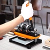 image:imageVEVOR Leather Cutting Machine 102 x 47 in Embossing Plate Manual Die Cutter 047 in Pressure Stroke Leather Embossing Machine Dual Guide Shafts Die Cut Machine for Various of Materials18x10 cm