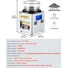 image:imageVEVOR Magnetic Tumbler 180 mm 2000 RPM KT185 Jewelry Polisher Tumbler