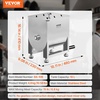 image:imageVEVOR Manual Meat Mixer 10L Tilt Tank  Heavy Duty Stainless Steel Hand Mixer for Ground Beef amp Sausage Max 15lb Mixing Meat Capacity with Gear Box and Lid Handle