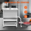 image:imageVEVOR Manual Meat Mixer 10L Tilt Tank  Heavy Duty Stainless Steel Hand Mixer for Ground Beef amp Sausage Max 15lb Mixing Meat Capacity with Gear Box and Lid Handle