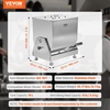image:imageVEVOR Manual Meat Mixer 10L Tilt Tank  Heavy Duty Stainless Steel Hand Mixer for Ground Beef amp Sausage Max 15lb Mixing Meat Capacity with Gear Box and Lid Handle10L