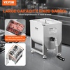 image:imageVEVOR Manual Meat Mixer 10L Tilt Tank  Heavy Duty Stainless Steel Hand Mixer for Ground Beef amp Sausage Max 15lb Mixing Meat Capacity with Gear Box and Lid Handle