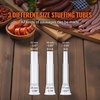 image:imageVEVOR Manual Sausage Stuffer 7 LBS  3 L Vertical Meat Stuffer Heavy Duty Sausage Casing Meat Stuffing Machine DualSpeed Stainless Steel Filler with 5 Filling Tubes for Commercial and Home Use2 L  5 LBS