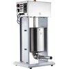 image:imageVEVOR Manual Sausage Stuffer 7 LBS  3 L Vertical Meat Stuffer Heavy Duty Sausage Casing Meat Stuffing Machine DualSpeed Stainless Steel Filler with 5 Filling Tubes for Commercial and Home Use10L22LBS