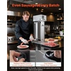 image:imageVEVOR Manual Sausage Stuffer 7 LBS  3 L Vertical Meat Stuffer Heavy Duty Sausage Casing Meat Stuffing Machine DualSpeed Stainless Steel Filler with 5 Filling Tubes for Commercial and Home Use55LB25L