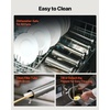 image:imageVEVOR Manual Sausage Stuffer 7 LBS  3 L Vertical Meat Stuffer Heavy Duty Sausage Casing Meat Stuffing Machine DualSpeed Stainless Steel Filler with 5 Filling Tubes for Commercial and Home Use11LB5L