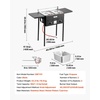 image:imageVEVOR Outdoor Propane Deep Fryer DualTank 18QTx2 Commercial Fryer MultiPurpose Portable Frying Cart with Wheel 3 Basket 2 Thermometer Stainless Steel Cooker for Fish Fry Wings Fries 40000 BTU16QT8QTX2