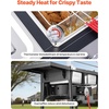 image:imageVEVOR Outdoor Propane Deep Fryer DualTank 18QTx2 Commercial Fryer MultiPurpose Portable Frying Cart with Wheel 3 Basket 2 Thermometer Stainless Steel Cooker for Fish Fry Wings Fries 40000 BTU16QT8QTX2