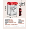 image:imageVEVOR Popcorn Machine 8oz Stainless Steel Kettle 800W Commercial Countertop Popcorn Maker 48 Cups per Batch Theater Style Popper with 2Button Control Glass Wall PC Door 1 Scoop 3 Spoons RedRed