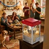 image:imageVEVOR Popcorn Machine 8oz Stainless Steel Kettle 800W Commercial Countertop Popcorn Maker 48 Cups per Batch Theater Style Popper with 2Button Control Glass Wall PC Door 1 Scoop 3 Spoons RedRed
