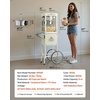 image:imageVEVOR Popcorn Machine 8oz Stainless Steel Kettle 800W Commercial Countertop Popcorn Maker 48 Cups per Batch Theater Style Popper with 2Button Control Glass Wall PC Door 1 Scoop 3 Spoons RedWhite with cart