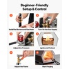 image:imageVEVOR Portable 2 Burner Propane Forge 2600F Metal and Knife Blacksmithing Forges Large Capacity Farrier Forging Tools and Equipment Complete Mini Forge Kit2 Burners