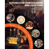 image:imageVEVOR Portable 2 Burner Propane Forge 2600F Metal and Knife Blacksmithing Forges Large Capacity Farrier Forging Tools and Equipment Complete Mini Forge Kit3 Burners