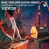 image:imageVEVOR Portable 2 Burner Propane Forge 2600F Metal and Knife Blacksmithing Forges Large Capacity Farrier Forging Tools and Equipment Complete Mini Forge Kit1 Burner