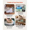 image:imageVEVOR Pottery Wheel for Adults 11 Aluminum Turntable 450W Electric Table Top Pottery Wheel with Foot Pedal 30300 RPM Adjustable Speed Detachable Basin for Beginners DIY Clay Art Craft GreenGreen  11inch