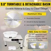 image:imageVEVOR Pottery Wheel for Adults 11 Aluminum Turntable 450W Electric Table Top Pottery Wheel with Foot Pedal 30300 RPM Adjustable Speed Detachable Basin for Beginners DIY Clay Art Craft GreenGrey