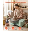 image:imageVEVOR Pottery Wheel for Adults 14 and 11 Turntables 450W Electric Table Top Pottery Wheel with Foot Pedal 30300 RPM Adjustable Speed Aluminum Body for Beginners DIY Clay Art Craft GreenGreen  11inch  14inch