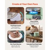 image:imageVEVOR Pottery Wheel for Adults 14 and 11 Turntables 450W Electric Table Top Pottery Wheel with Foot Pedal 30300 RPM Adjustable Speed Aluminum Body for Beginners DIY Clay Art Craft GreenGreen  11inch
